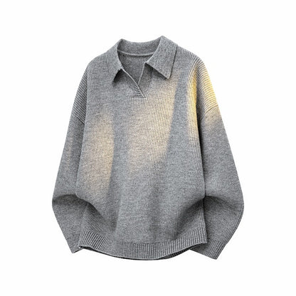 Layla | Women's Relaxed Oversized Knit Polo Jumper