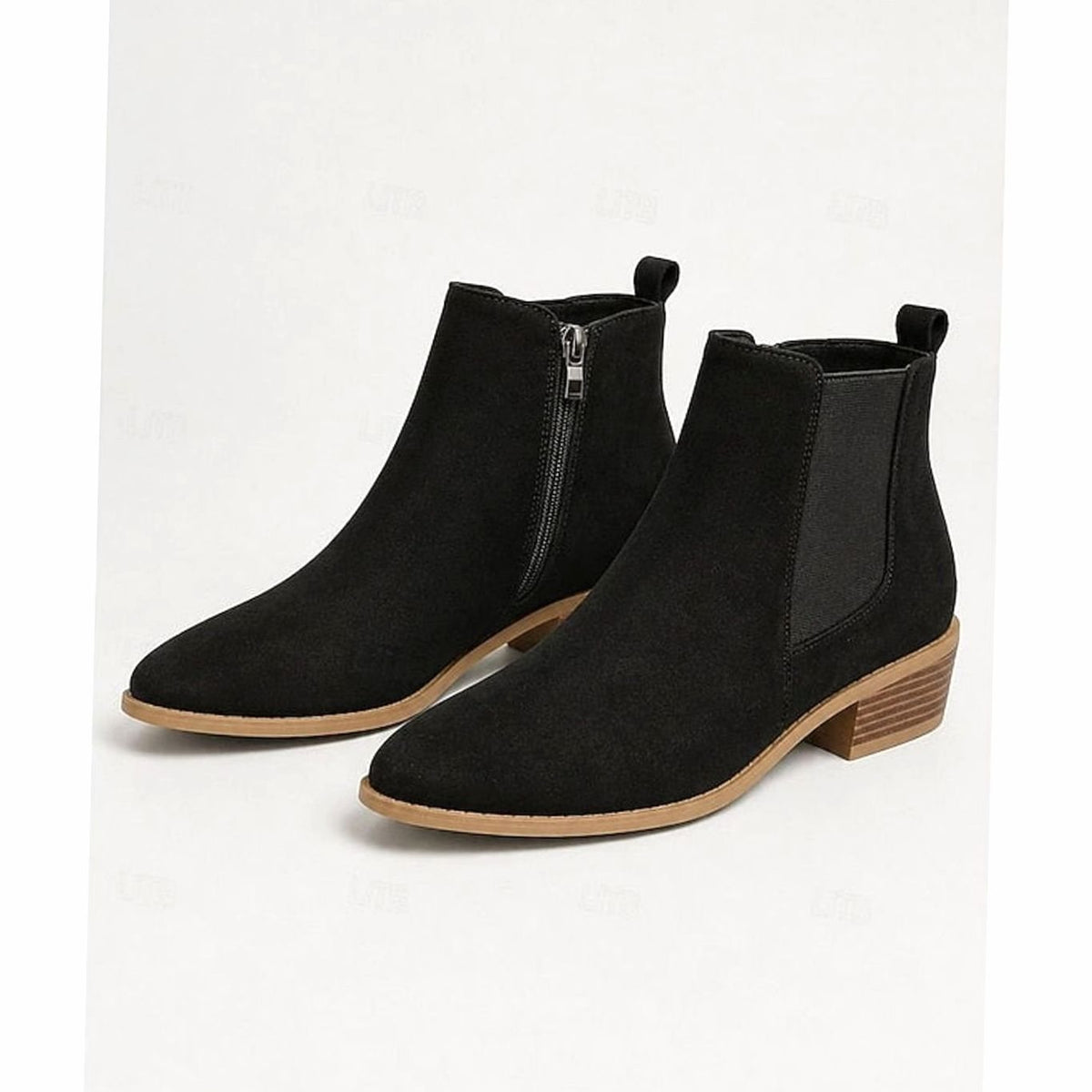 Harriet | Women's Suede Pointed-Toe Ankle Booties