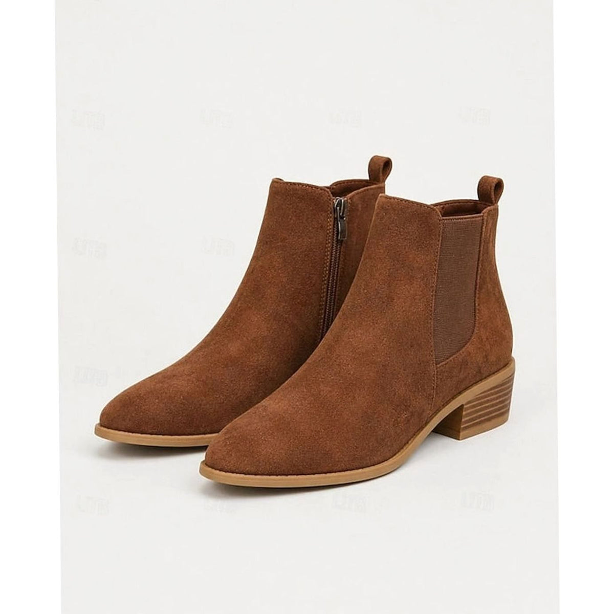 Harriet | Women's Suede Pointed-Toe Ankle Booties