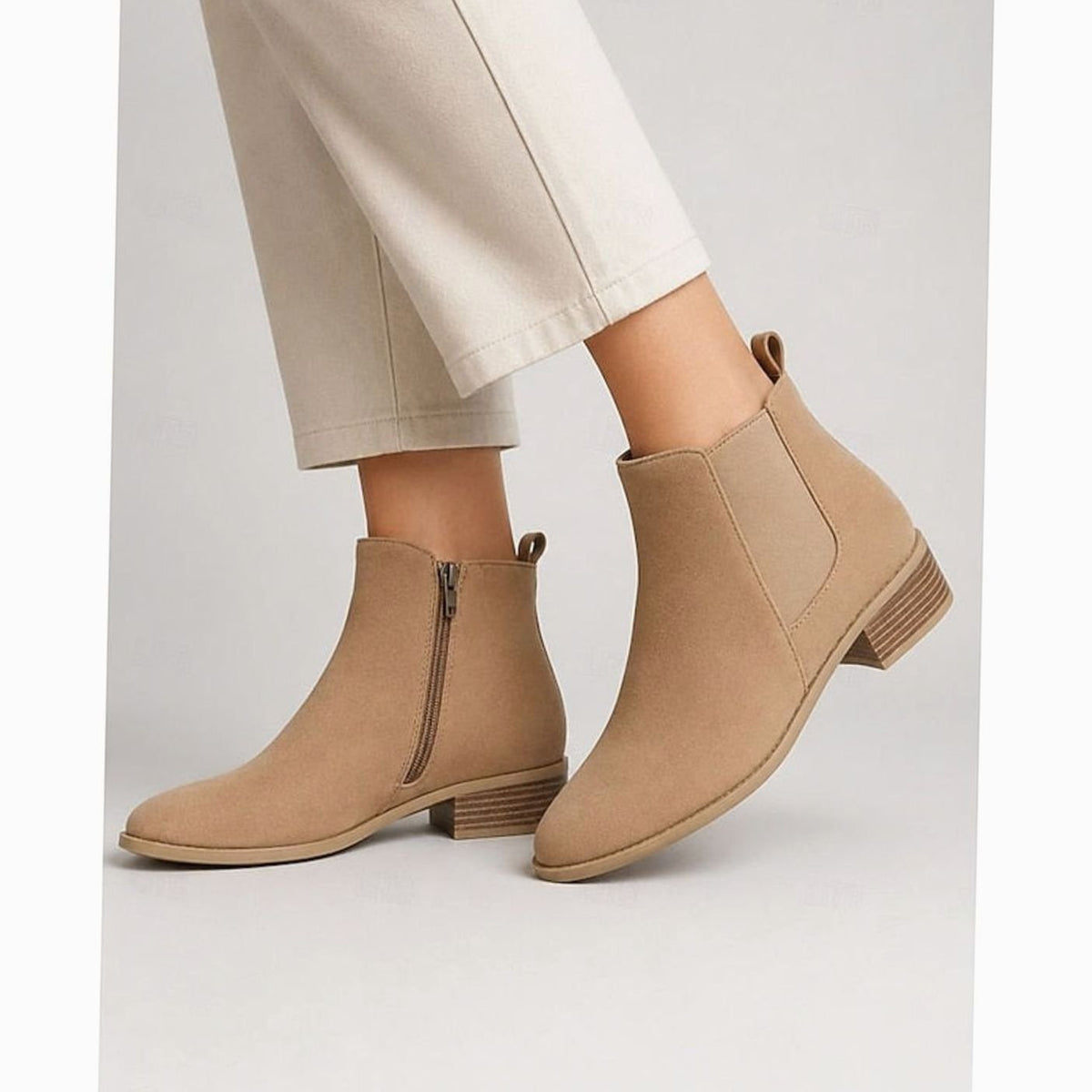 Harriet | Women's Suede Pointed-Toe Ankle Booties