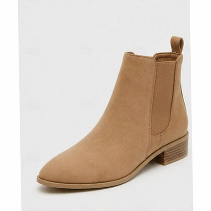Harriet | Women's Suede Pointed-Toe Ankle Booties
