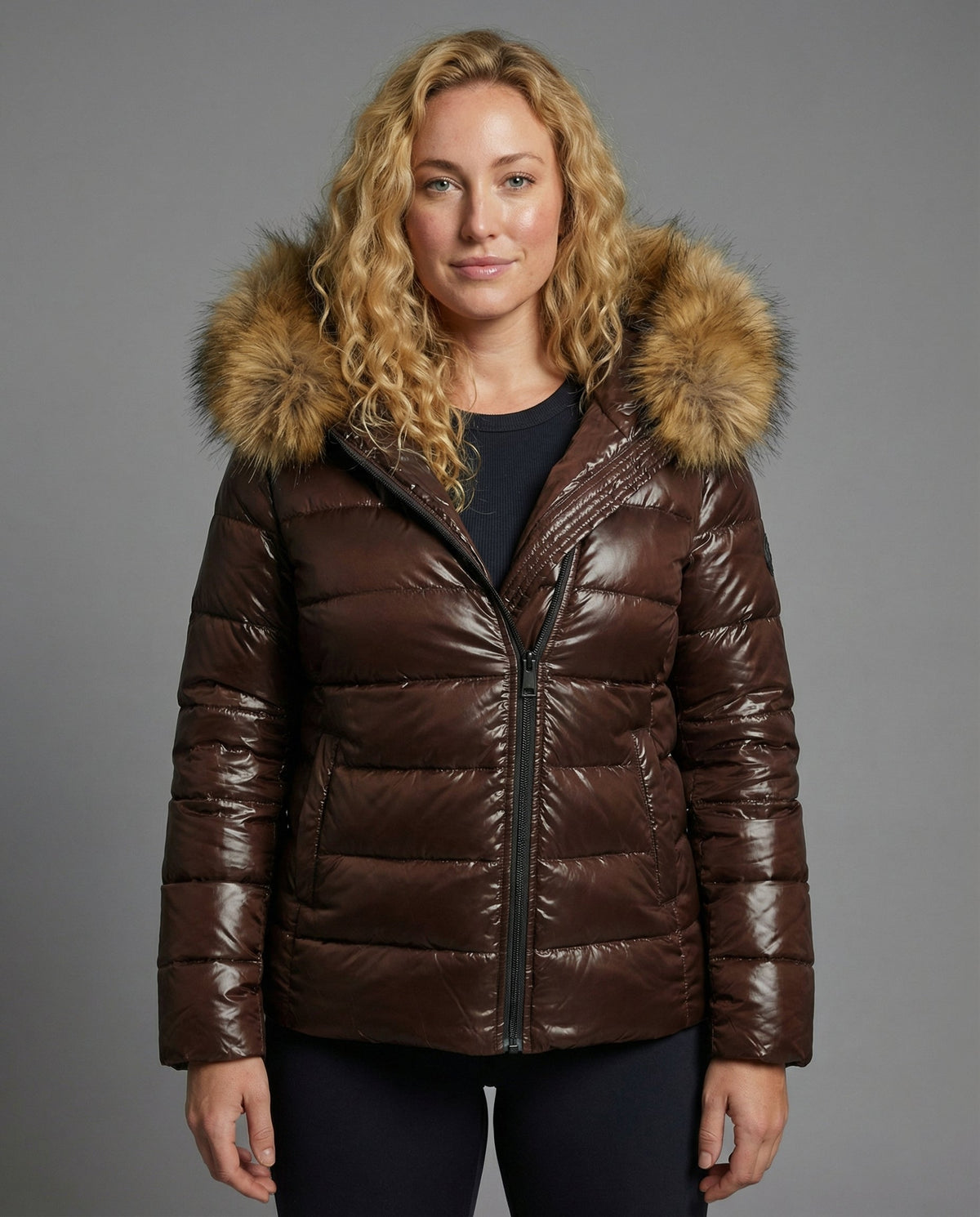 Matilda | Women's Quilted Jacket with Luxurious Faux Fur Collar for Winter