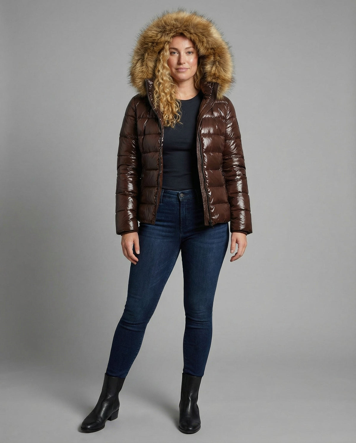 Matilda | Women's Quilted Jacket with Luxurious Faux Fur Collar for Winter