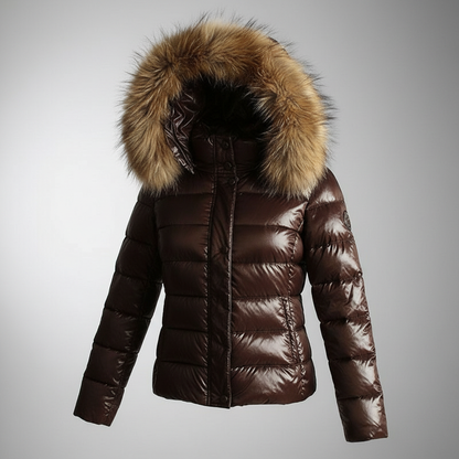 Matilda | Women's Quilted Jacket with Luxurious Faux Fur Collar for Winter