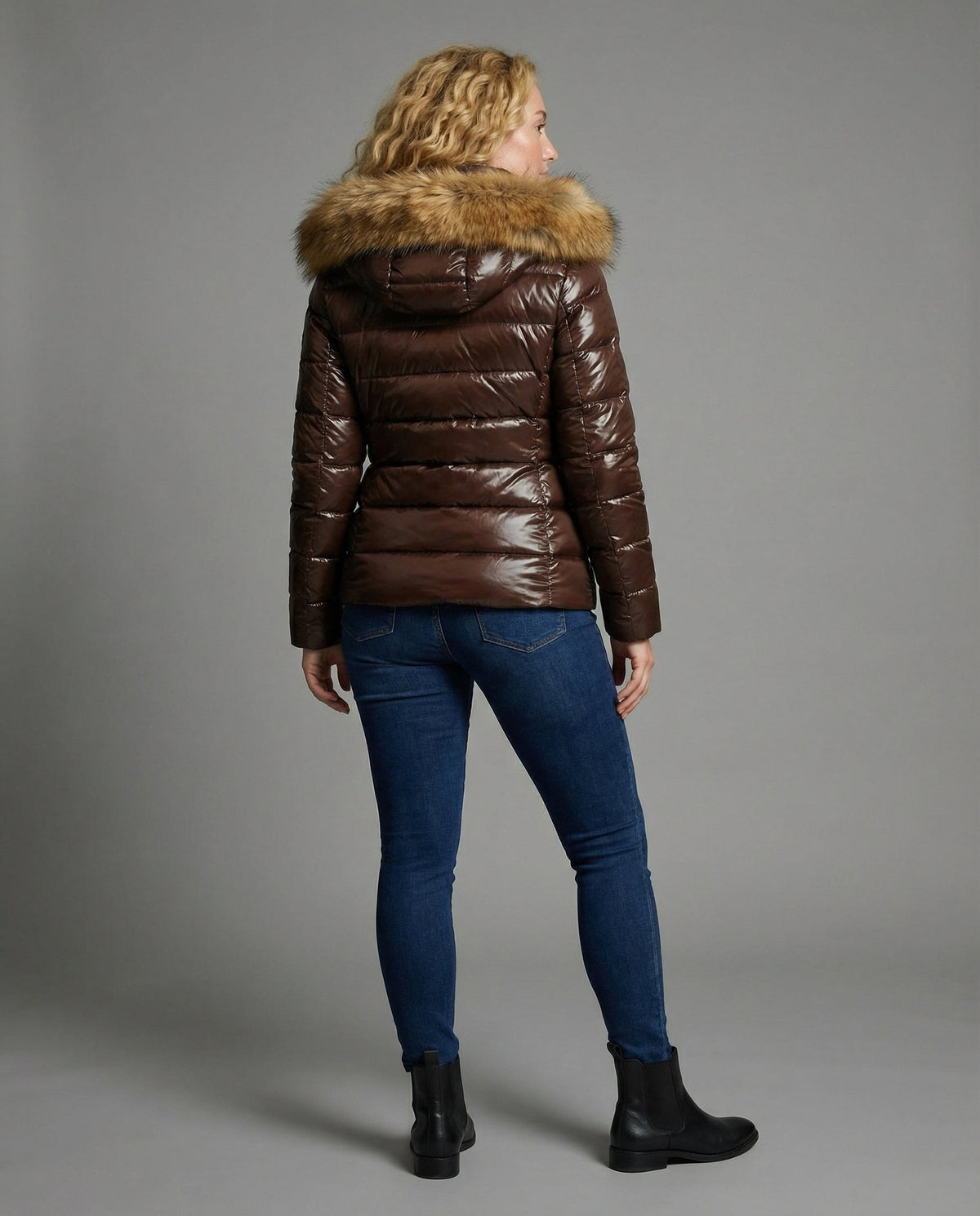 Matilda | Women's Quilted Jacket with Luxurious Faux Fur Collar for Winter