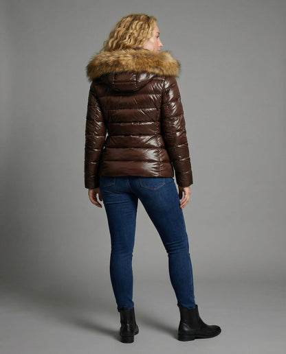 Matilda | Women's Quilted Jacket with Luxurious Faux Fur Collar for Winter