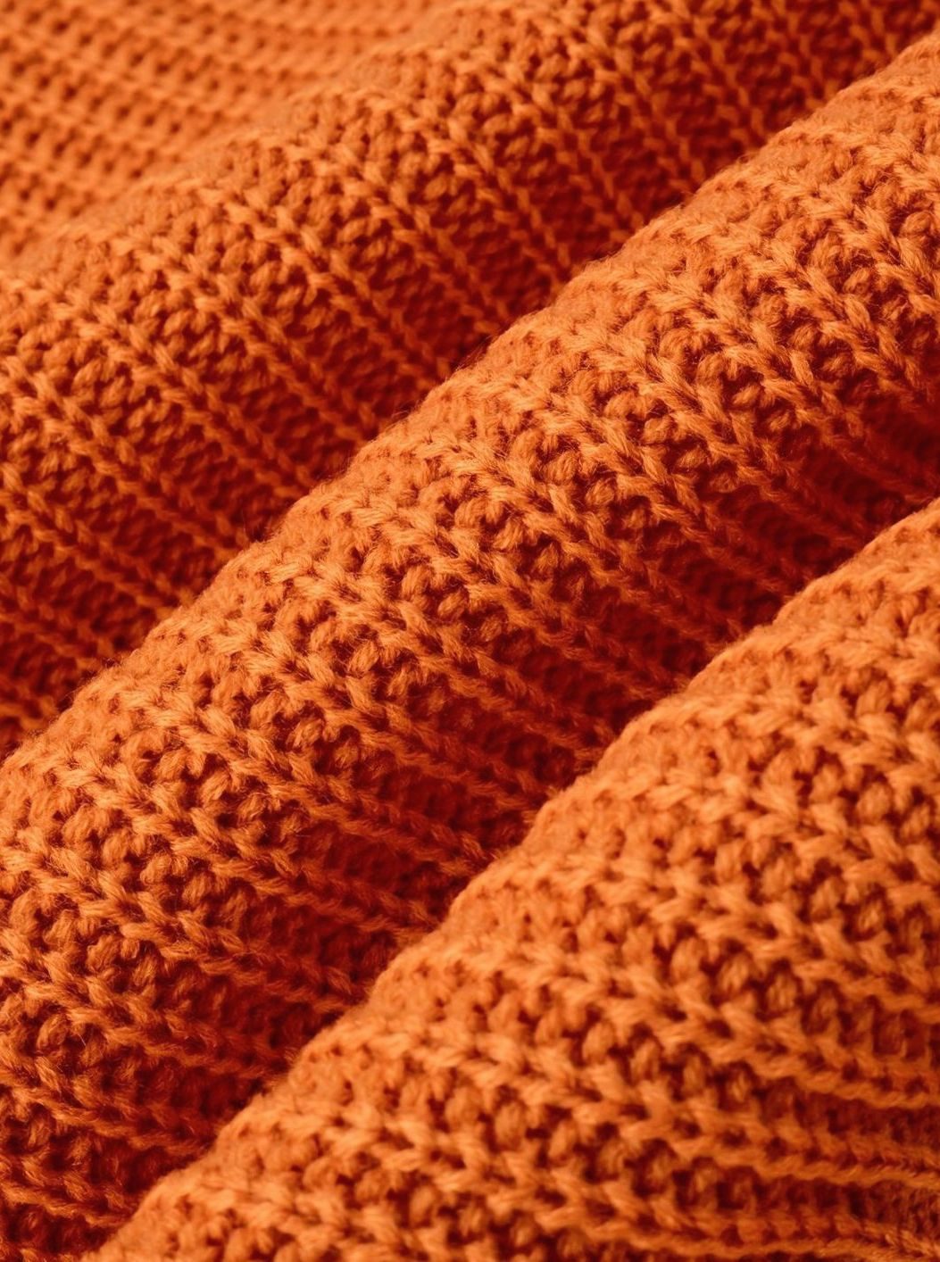 Maisie | Women's Relaxed Ribbed Knit Jumper with Folded Collar