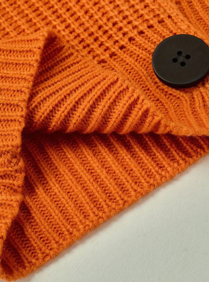 Maisie | Women's Relaxed Ribbed Knit Jumper with Folded Collar