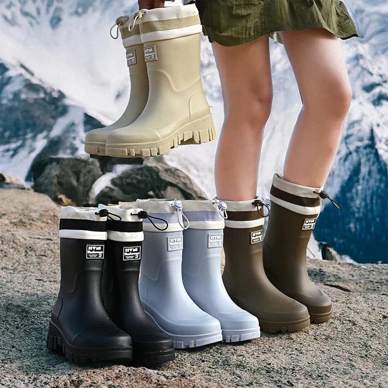 Beatrice | Women's Retro Waterproof Rain Boots with Non-Slip Sole