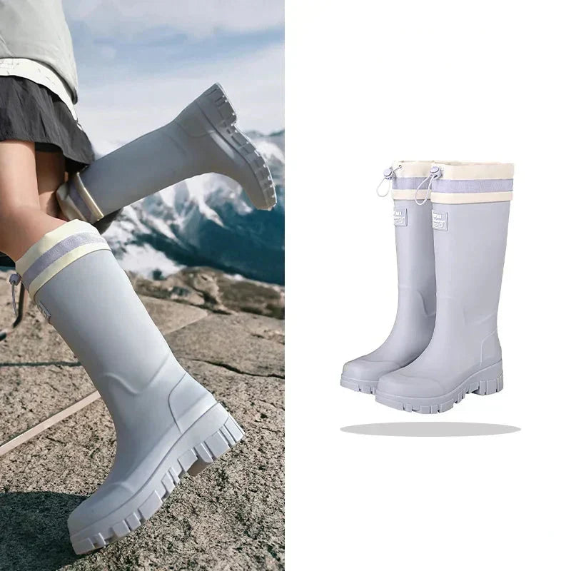 Beatrice | Women's Retro Waterproof Rain Boots with Non-Slip Sole