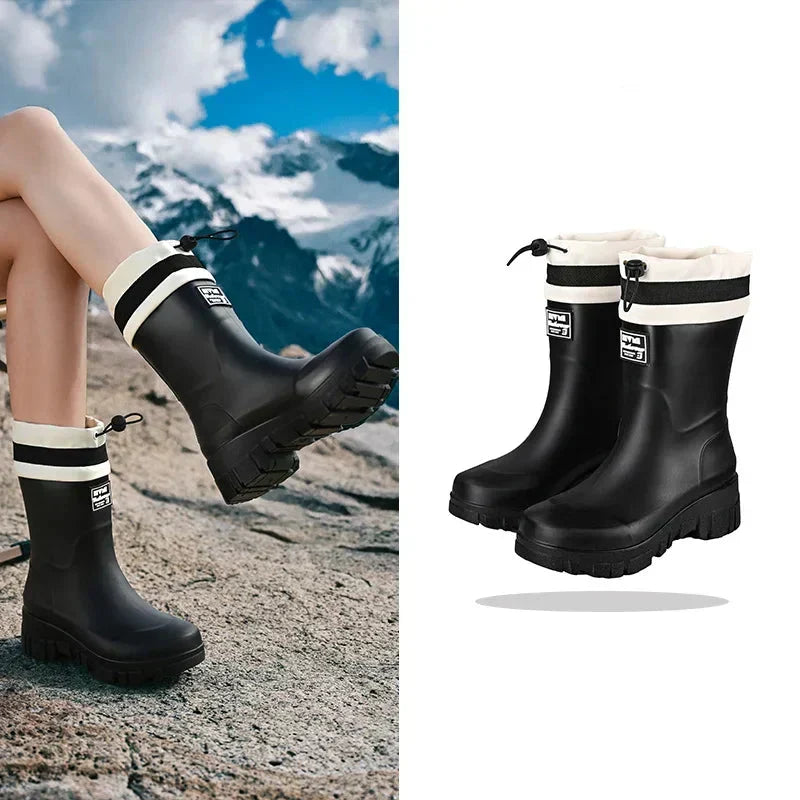 Beatrice | Women's Retro Waterproof Rain Boots with Non-Slip Sole