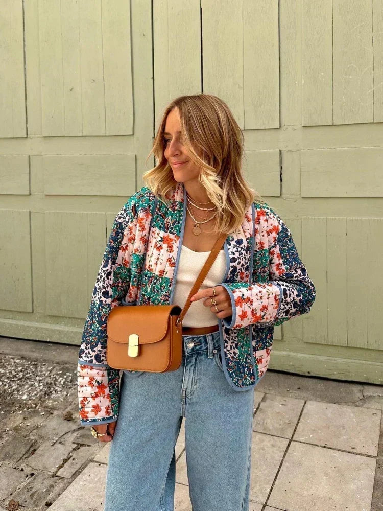 Georgia | Women's Reversible Patchwork Jacket