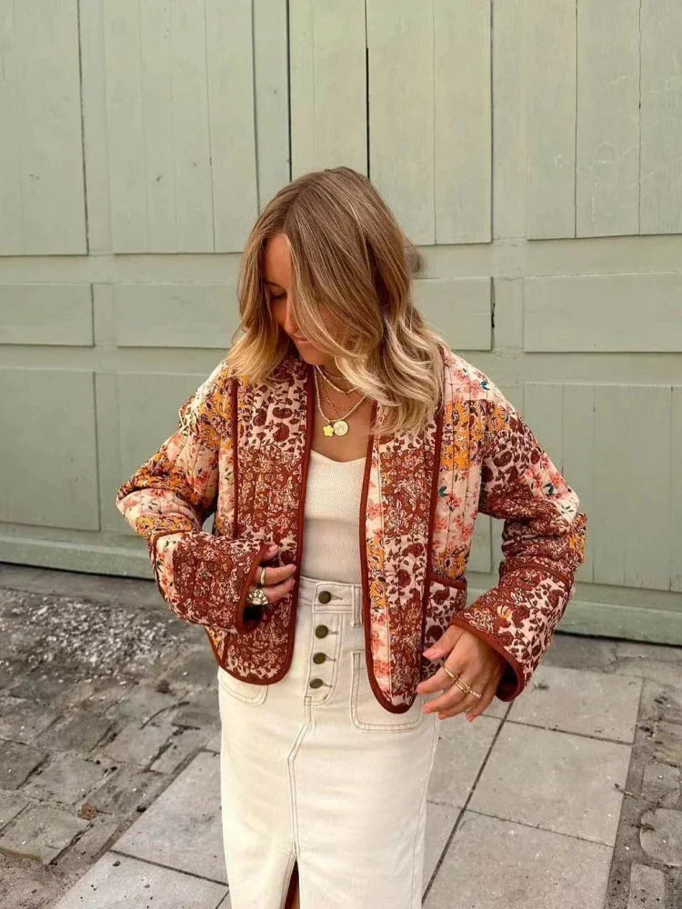 Georgia | Women's Reversible Patchwork Jacket