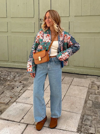 Georgia | Women's Reversible Patchwork Jacket