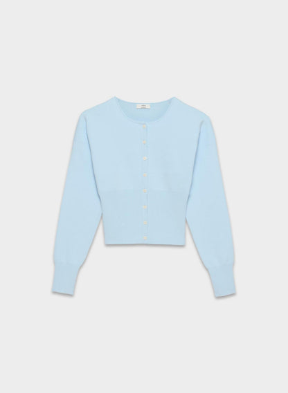 Elsie | Women's Ribbed Knit Cropped Cardigan for Winter