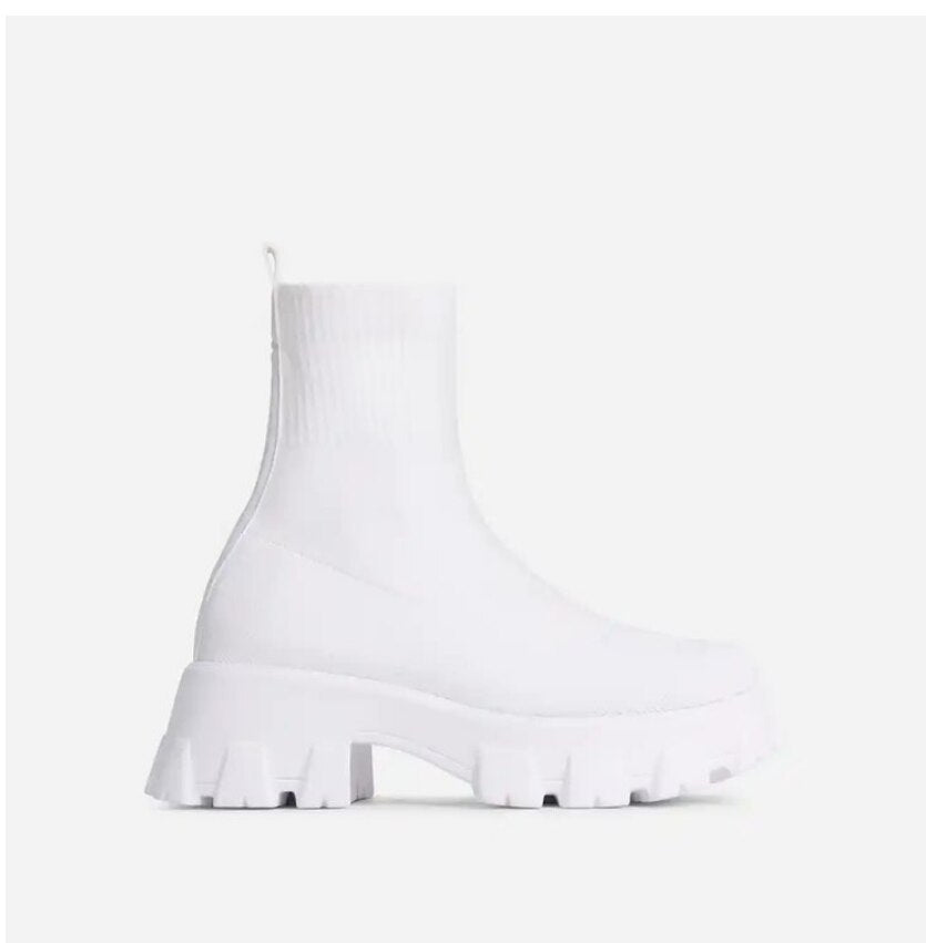 Poppy | Women's Stylish Sock Ankle Boots