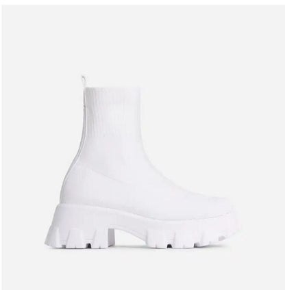 Poppy | Women's Stylish Sock Ankle Boots