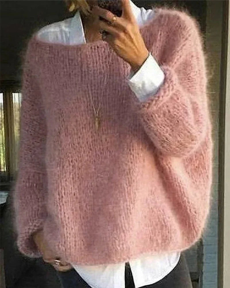 Leah | Women's Cosy Soft-Knit Long-Sleeve Winter Jumper