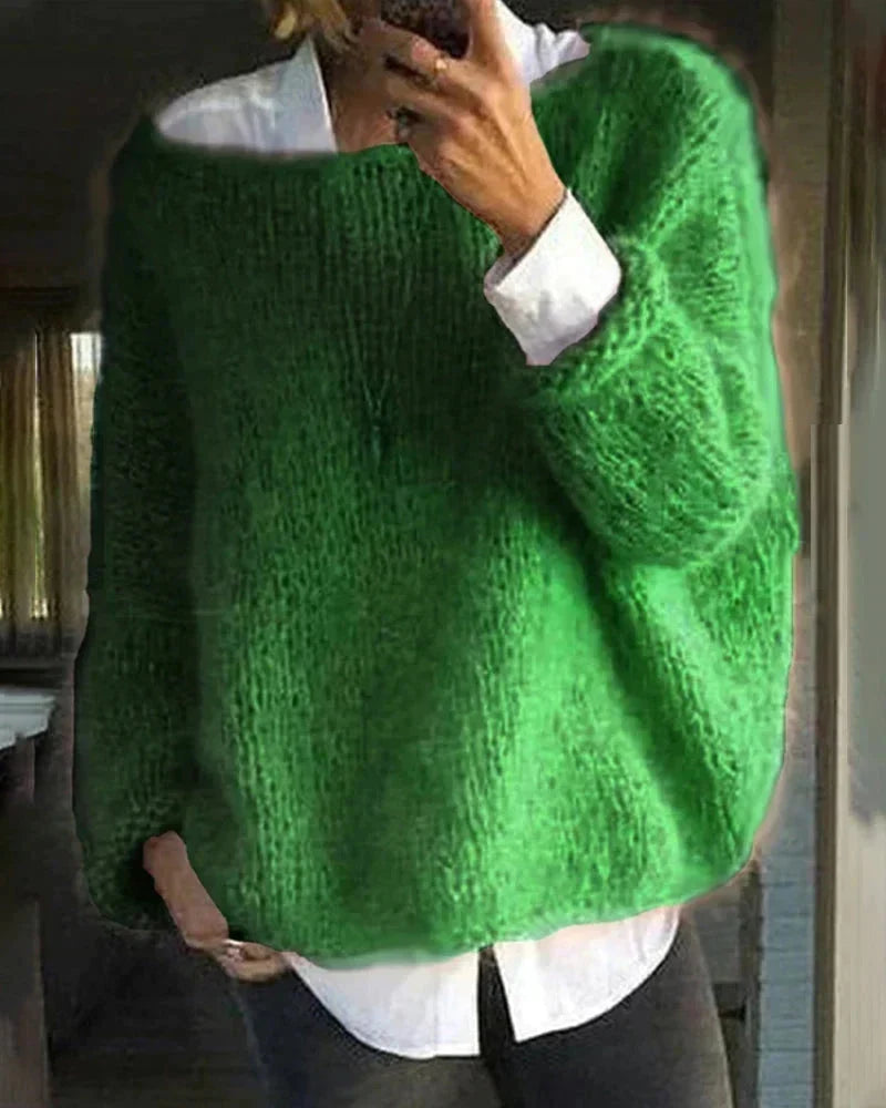 Leah | Women's Cosy Soft-Knit Long-Sleeve Winter Jumper