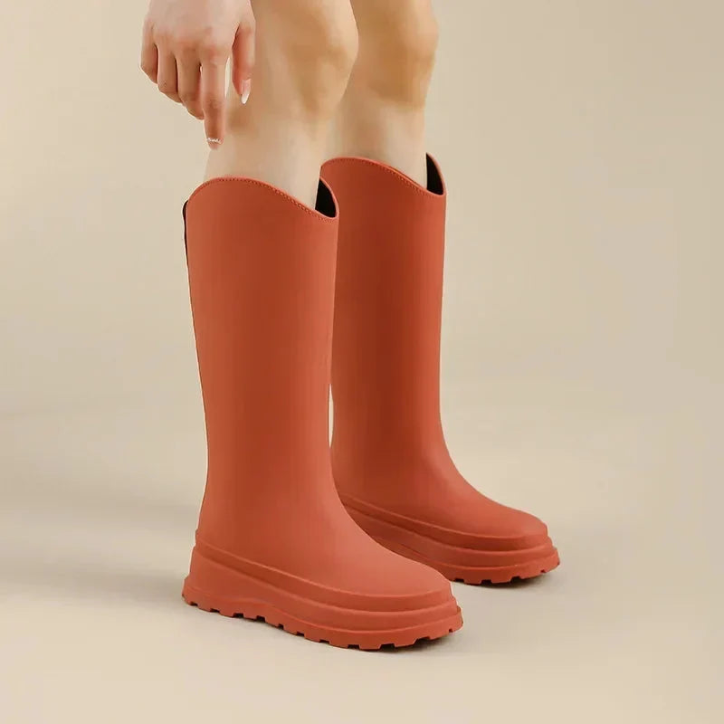 Una | Women's Tall Platform Rain Boots