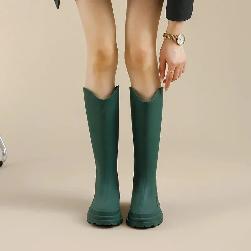 Una | Women's Tall Platform Rain Boots