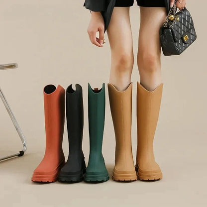 Una | Women's Tall Platform Rain Boots