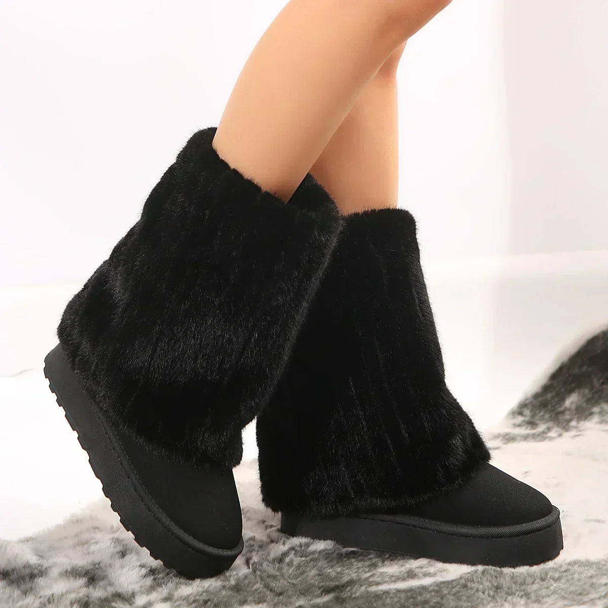 Sienna | Women's Tall Platform Shaft Boots