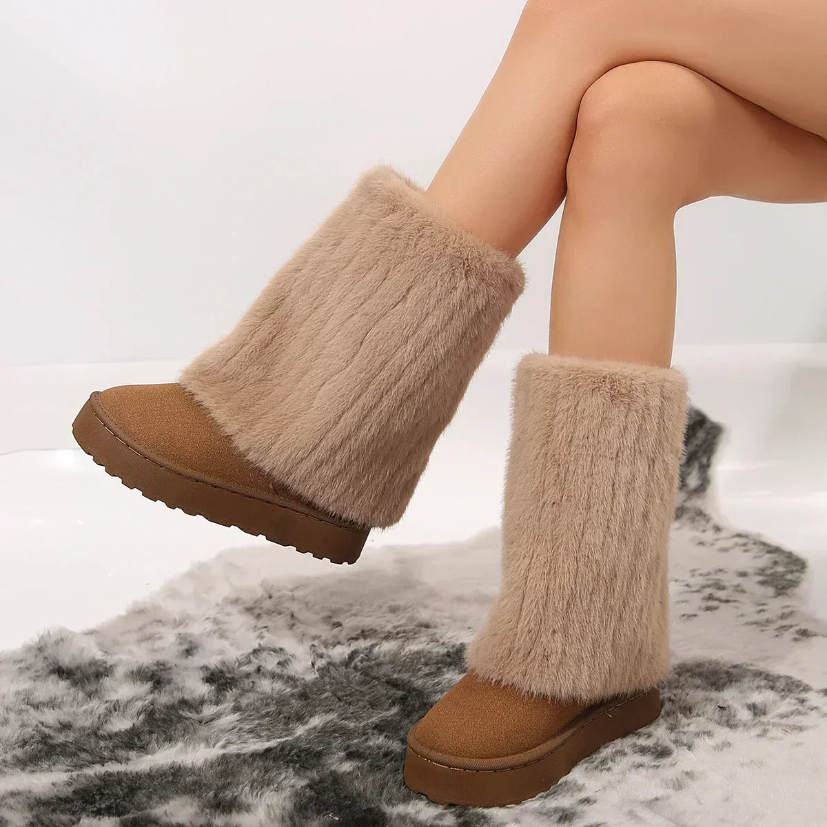 Sienna | Women's Tall Platform Shaft Boots