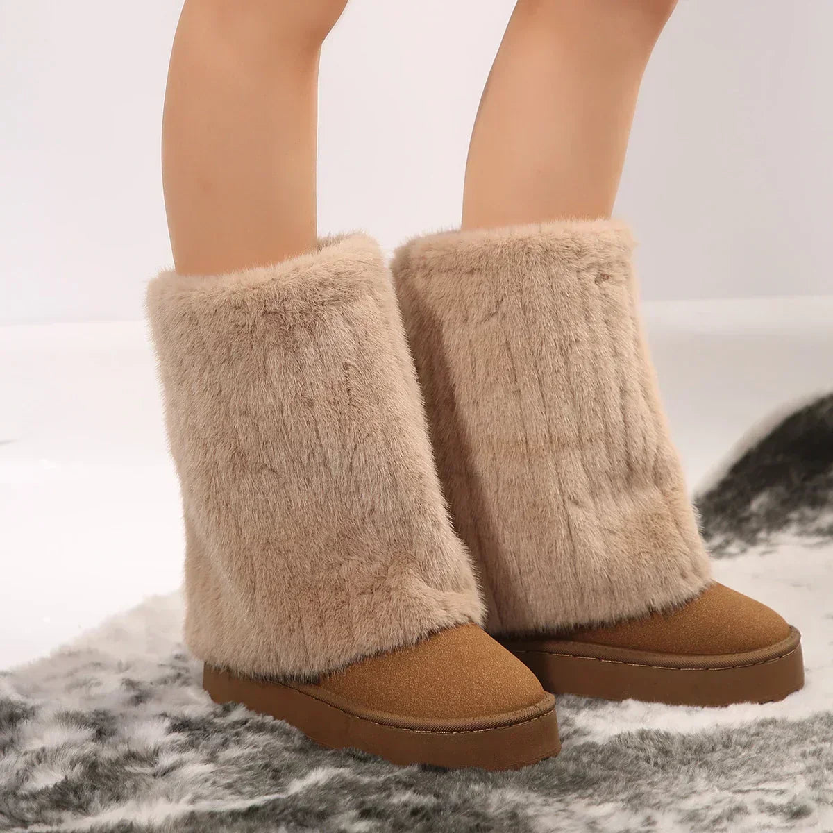 Sienna | Women's Tall Platform Shaft Boots