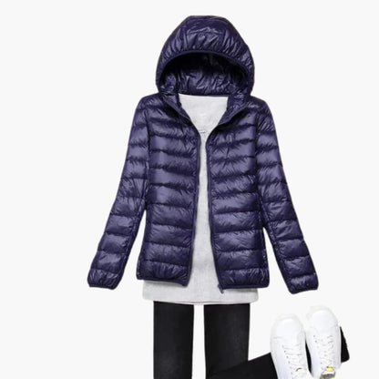 Willow | Women's Ultralight Hooded Down Jacket for Winter