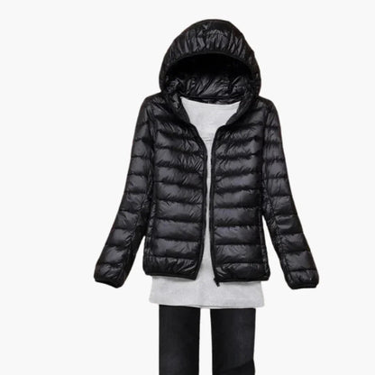 Willow | Women's Ultralight Hooded Down Jacket for Winter