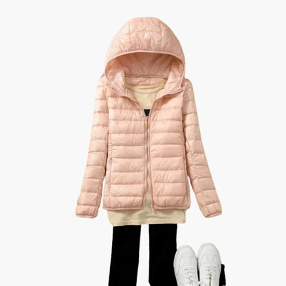 Willow | Women's Ultralight Hooded Down Jacket for Winter