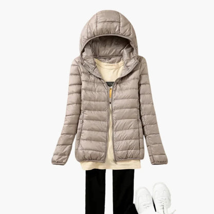 Willow | Women's Ultralight Hooded Down Jacket for Winter