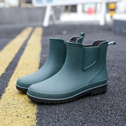 Zara | Women's Waterproof Platform Chelsea Rain Ankle Boots