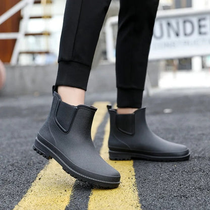 Zara | Women's Waterproof Platform Chelsea Rain Ankle Boots