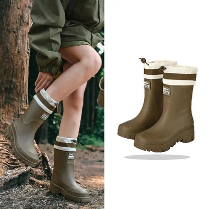 Poppy | Women's Waterproof Vintage Rain Boots