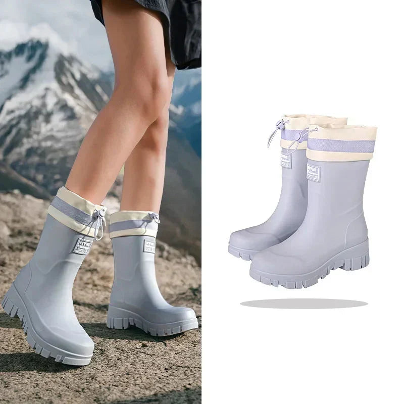 Poppy | Women's Waterproof Vintage Rain Boots