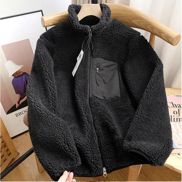Wendy | Women's Cosy Sherpa Zip-Up Jacket for Winter