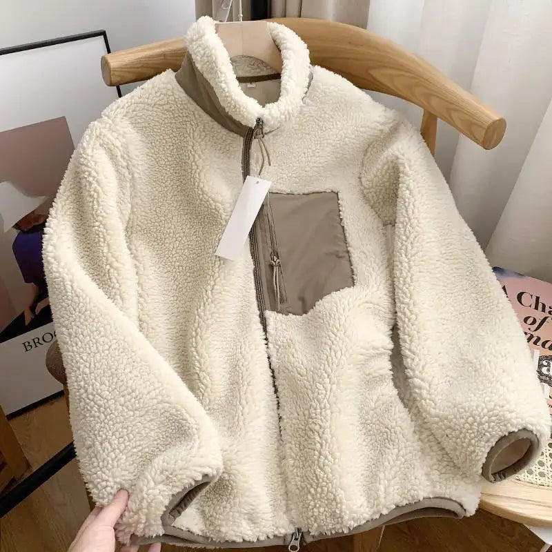 Wendy | Women's Cosy Sherpa Zip-Up Jacket for Winter