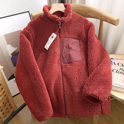 Wendy | Women's Cosy Sherpa Zip-Up Jacket for Winter
