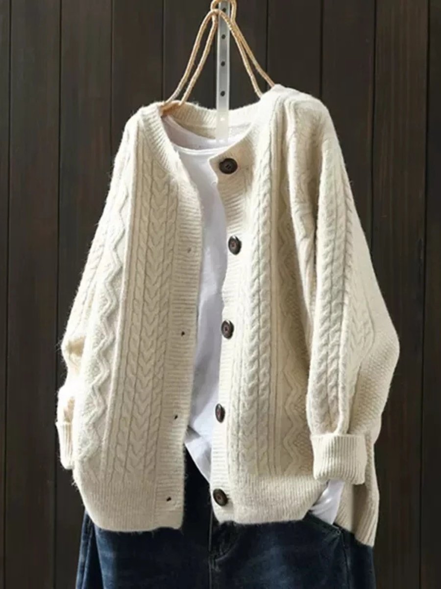 Kalinda | Women's Cozy Cable-Knit Cardigan
