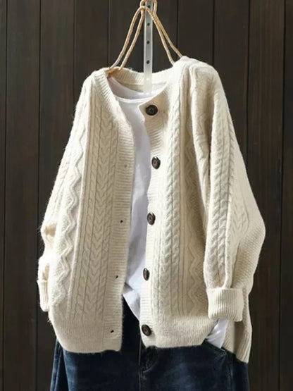 Kalinda | Women's Cozy Cable-Knit Cardigan