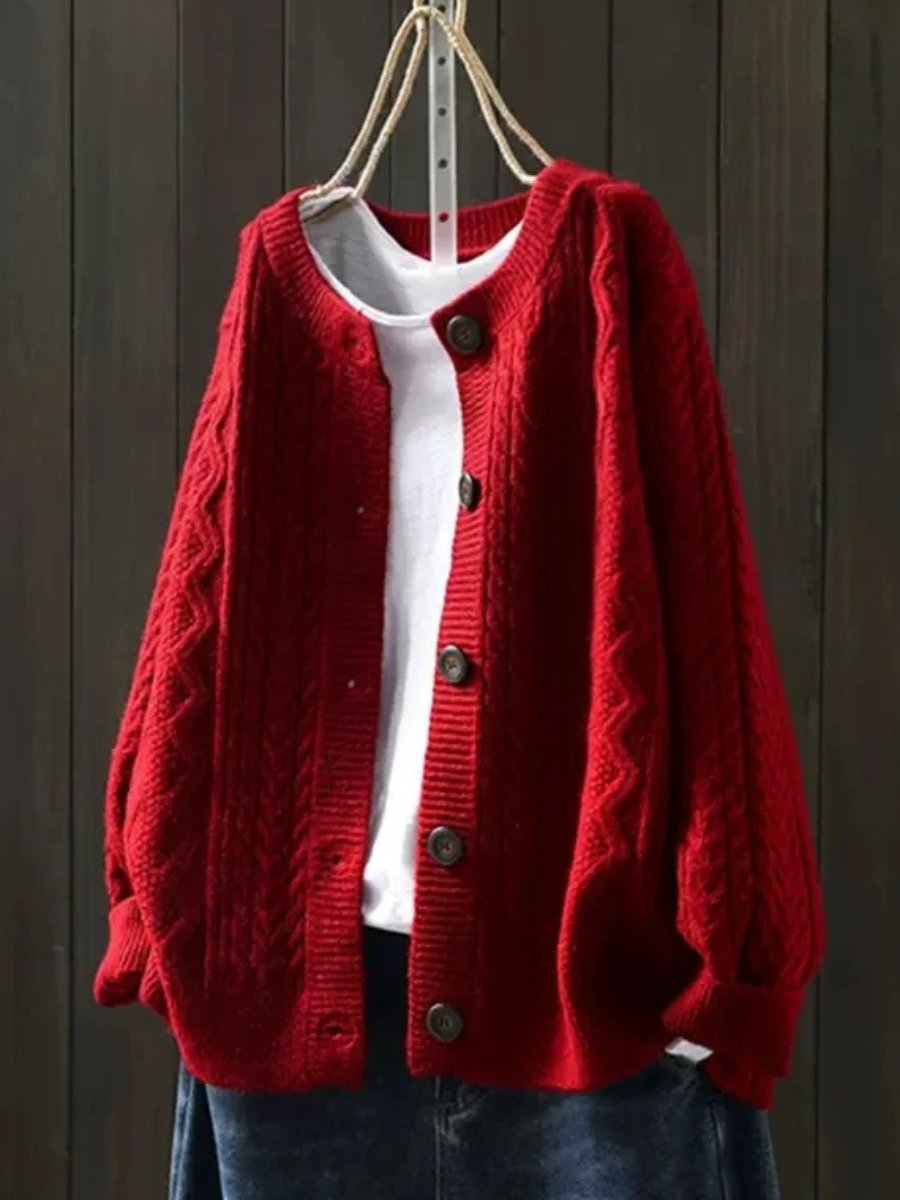 Kalinda | Women's Cozy Cable-Knit Cardigan