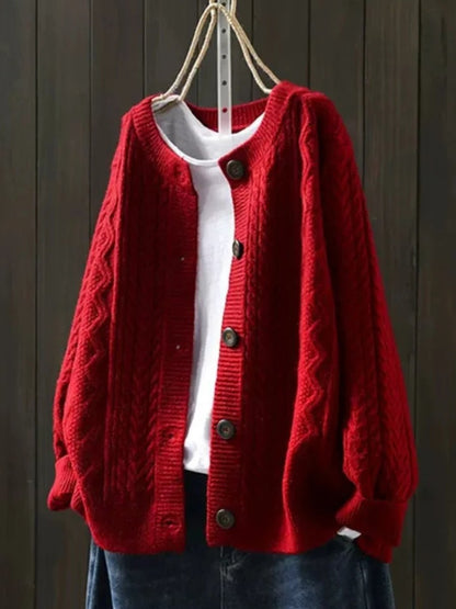 Kalinda | Women's Cozy Cable-Knit Cardigan