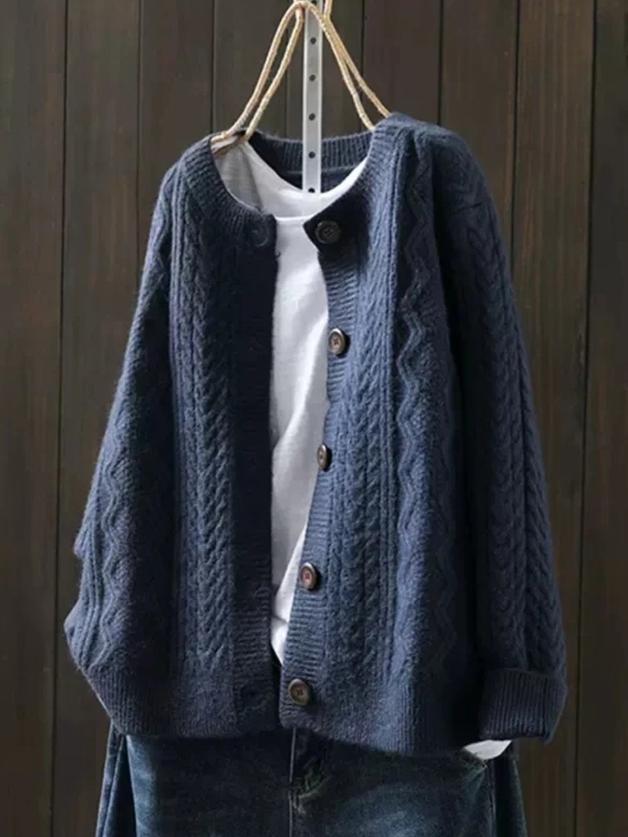 Kalinda | Women's Cozy Cable-Knit Cardigan
