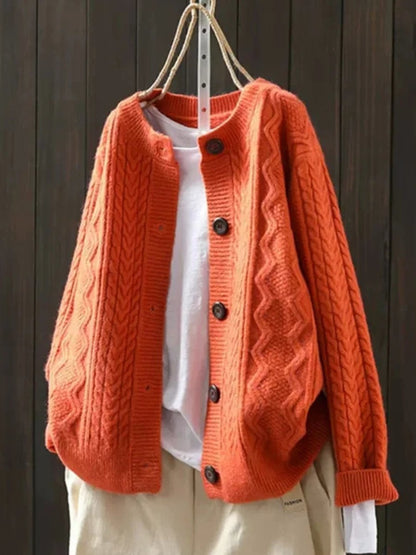 Kalinda | Women's Cozy Cable-Knit Cardigan