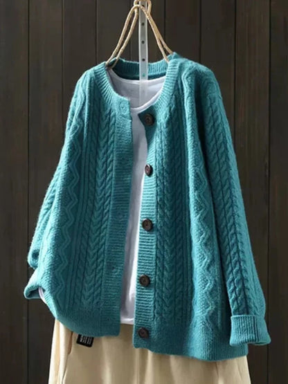 Kalinda | Women's Cozy Cable-Knit Cardigan
