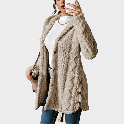 Rosewyn Women's Cozy Hooded Cardigan