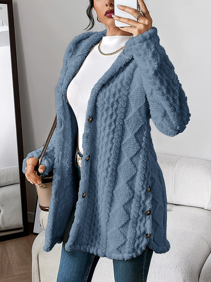 Rosewyn Women's Cozy Hooded Cardigan