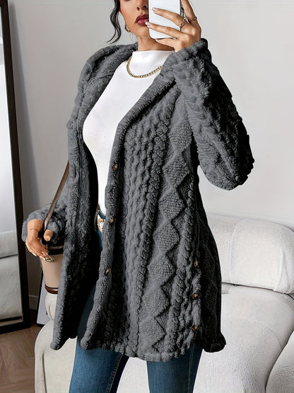 Rosewyn Women's Cozy Hooded Cardigan